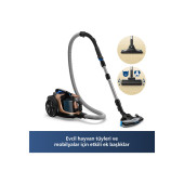 Philips Marathon Daily XB7151/07 900 W Toz Torbasız Süpürge - 2