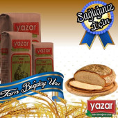 Yazar Taş değirmende Öğütülmüş Tam Buğday Unu 25 Kg thumbnail 2