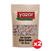 Yazar Tek Sargılı Küp Şeker 750 Gr.x 2 Adet - 1