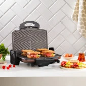 Schafer Grill Chef Tost Makinesi-Kahverengi - 1