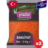 Yazar Yerli Kırmızı Mercimek 5 Kg x 2 Adet - 1