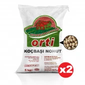 Orti Koçbaşı Nohut 5 Kg. x 2 Adet - 1