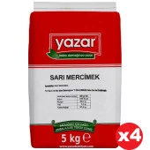 Yazar Sarı Mercimek 5 Kg x 4 Paket - 1