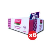 Yazar Tek Sargılı Kesme Küp Şeker 4 Kg. x 6 Adet - 1 Kg Çay Hediye - 1