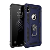 iPhone XS Max Kılıf Panzer Ring Tam Koruma Arka Kapak - 3