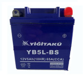 12 V 5 Ah yiğit akü YB5L BS Motorsiklet Aküsü - 1