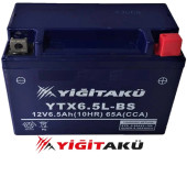 12 V 6.5 AH AMPER YİĞİT AKÜ YTX6,5L MOTOSİKLET AKÜSÜ - 1