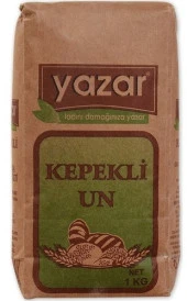 Yazar Taş Değirmende Öğütülmüş Tam Buğday Kepekli Un 1 Kg - 1