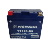 12 V 12 Ah Yiğit Akü YT12B Motorsiklet Aküsü - 1