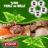 Yazar Kuru Gıda Seti Gönen Baldo Pirinç 5 Kg  Kuru Fasulye 5 Kg  Koçbaşı Nohut 5 Kg=15KG - 1