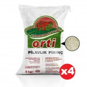 Orti Pilavlık Pirinç 5 Kg. 4'lü - 1