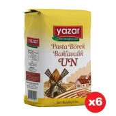 Yazar Pastalık Böreklik Baklavalık Çok Amaçlı Un 1 Kg x 6 Paket thumbnail 1
