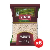 Yazar Kuru Fasulye 1 Kg x 6 Paket - 1