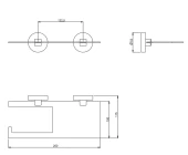 Serel Banyo Rita Etejerli Tuvalet Kağıtlığı 140112010 E.C.A thumbnail 2