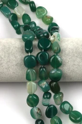 Akik Doğal Taş Dizi 9 x 15 mm Şekilsiz Kesim thumbnail 1