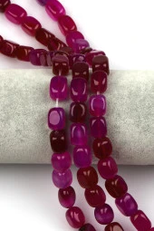 Akik Doğal Taş Dizi 8 x 12 mm Şekilsiz Kesim thumbnail 1