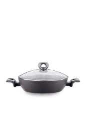 Korkmaz A3934 Nora Seramik Kısa Tencere 26x6,3 Cm thumbnail 2