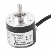 E38S6G5-1000Z-G24N 1000 Pals Optik Enkoder DC 5V/24V Rotary Döner Encoder, AB 2 Fazlı Motor - 2