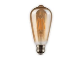 4W/2500K E27 ST64 RUSTİK LED AMPUL NOAS - 1