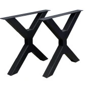 X Masa Ayağı Yemek Masası Ayağı Metal Masa Ayağı thumbnail 1