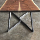 Uzun Mobilya Ayağı Epoksi Masa Ayağı Ofis Masası Ayağı thumbnail 7