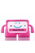 CASPER Via L40-G 10.4 inç Uyumlu Fuchsia iBuy Standlı Eğlenceli Çocuk Ruhlu Tablet Kılıfı thumbnail 7