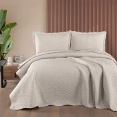 Schafer Home Elegance Yatak Örtüsü Seti 3 Parça-Bej - 1