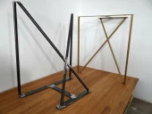 Tel Ayak Metal Masa Ayağı Ahşap Çalışma Masası Ayağı thumbnail 1