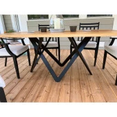 Yuvarlak Mutfak Masası Metal Masa Ayağı Profil Ayak thumbnail 2