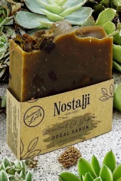 Nostalji Adında (%100 El Yapımı) Katranlı Hamam Banyo Sabunu 110gr - 2