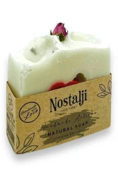 Nostalji Adında (%100 El Yapımı) Zeytin Yağlı Kırmızı Killi Hamam Banyo Sabunu 110gr - 1