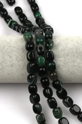 Akik Doğal Taş Dizi 8 x 12 mm Şekilsiz Kesim thumbnail 1