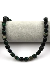 Akik Doğal Taş Dizi 8 x 12 mm Şekilsiz Kesim thumbnail 2