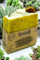 Nostalji Adında (%100 El Yapımı) Limon Yağlı Hamam Banyo Sabunu 110gr - 2