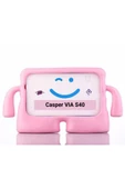 Via S40 10.4 inç Uyumlu Fuchsia iBuy Standlı Eğlenceli Çocuk Ruhlu Tablet Kılıfı thumbnail 1