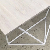 Üçgen Masa Ayağı Metal Ayak Çalışma Masası Ayağı thumbnail 4