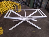 Demir Ayaklı Masa Beyaz Masa Ayağı Yemek Masası Ayağı - 2