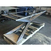 Demir Ayaklı Masa Beyaz Masa Ayağı Yemek Masası Ayağı - 8