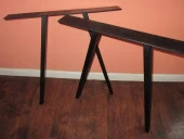 Masif Masa Ayağı Kütük Masa Ayağı Metal Ayak - 2