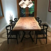Büyük Toplantı Masası Metal Yemek Masası Ayağı Profil Ayak - 2