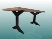 Ofis Masa Ayağı Yemek Masası Ayağı Metal Ayak - 2