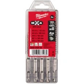 Milwaukee 5 Parça Sds-Plus MX4 Seri 4 Elmaslı Matkap Uç Seti 4932352835 - 8