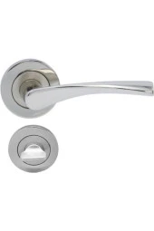 Bravo Rozetli Wc Kapı Kolu Saten ( 1 Takım) + Vida thumbnail 1