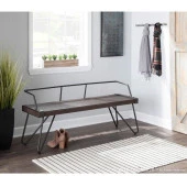 Ağaç Bank Ahşap Oturma Bankı İç Mekan Oturma Bankları - 4