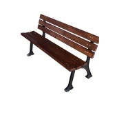 Döküm Bank Ayağı Ahşap Bahçe Bankı Park Oturma Bankları - 1