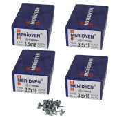 Meridyen Sunta vidası 3.5x18 4000 Adet (4 Paket) - 1