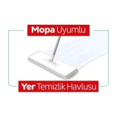 Sleepy Easy Clean Beyaz Sabun Katkılı Mopa Uyumlu Yer Temizlik Havlusu&Mendili 6x50 (300 Yaprak) thumbnail 5