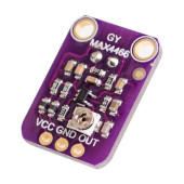 MAX4466 Amplikatörlü Analog Elektet Mikrofon Sensör Ayarlanabilir Kazanç Kontrol Ses Algılayıcı - 5