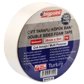 Bigpoint Çift Taraflı Köpük Bant 38mmx5m - 1