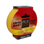 Picador Çift Taraflı Köpük Bant 38x5 m Askılı - 1